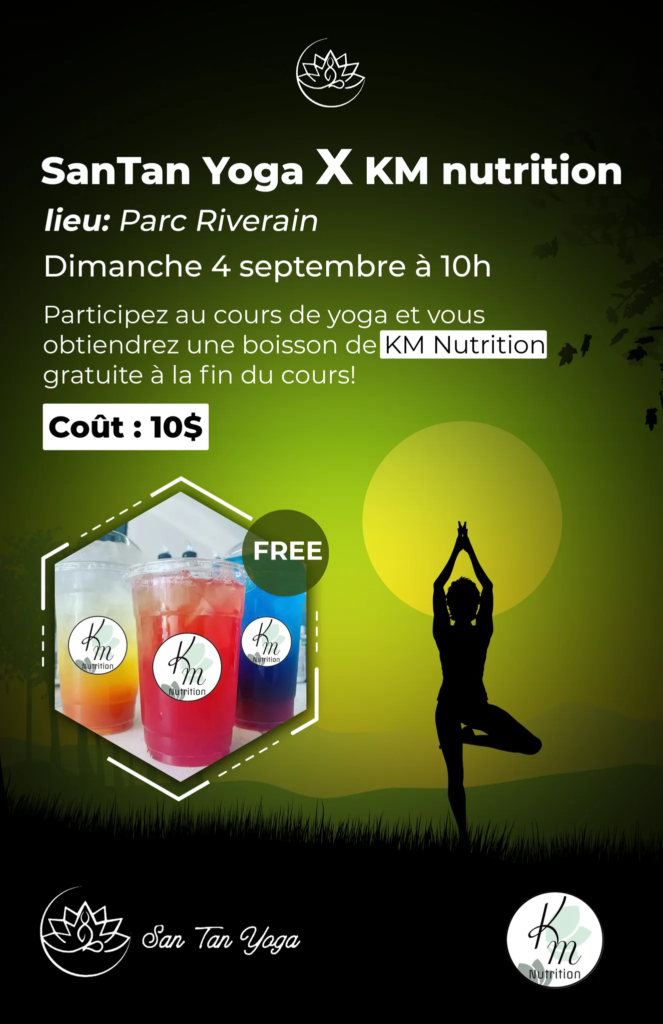 Événement spécial: San Tan Yoga X KM nutrition